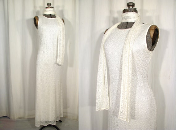 1990s Dress / Bias Cut Maxi Slip Dress / Vintage 9