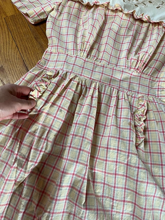 Rare 40s Midi Dress As Is, Vintage 1940s Dress in… - image 8