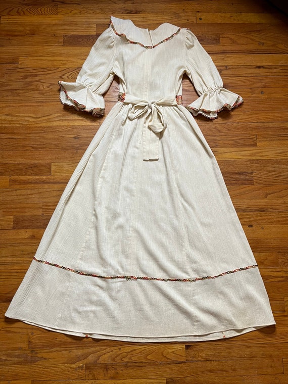 Cotton 1960s Maxi Dress, Gunne Sax Style  Dress, … - image 8
