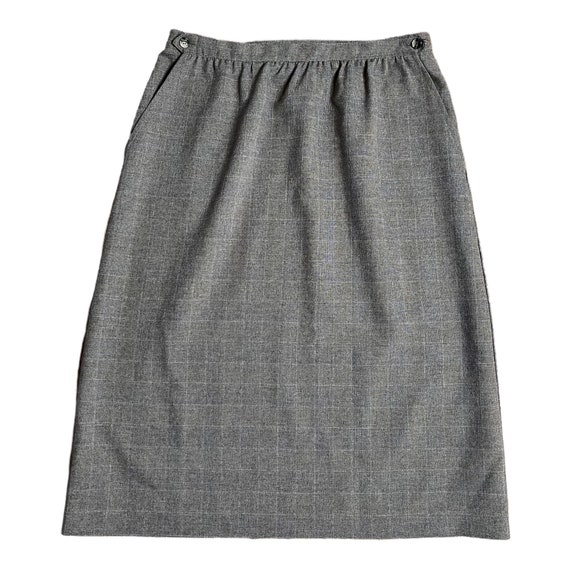Large 1970s 40s Style Skirt, 70s Aline High Waist… - image 2