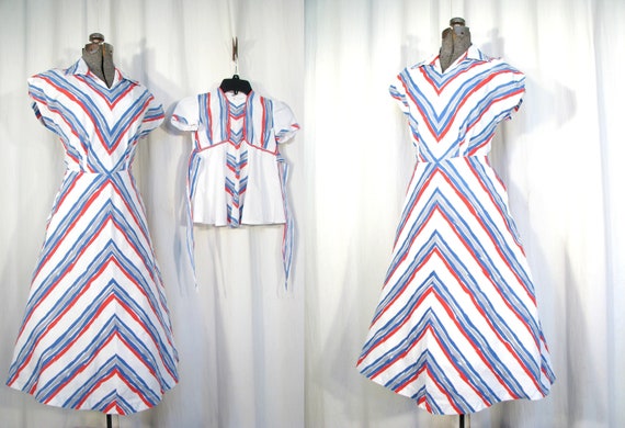 Vintage 1940s Dress | VE WW2 Mother & Daughter Dre