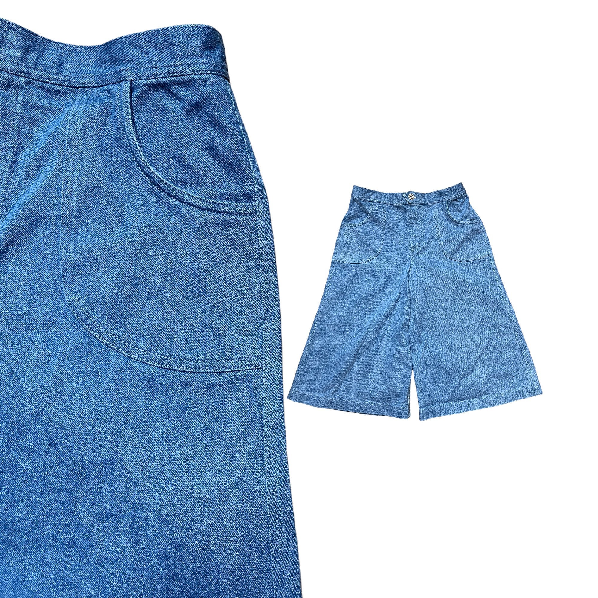 Vintage 60s 70s Culottes High Waist 