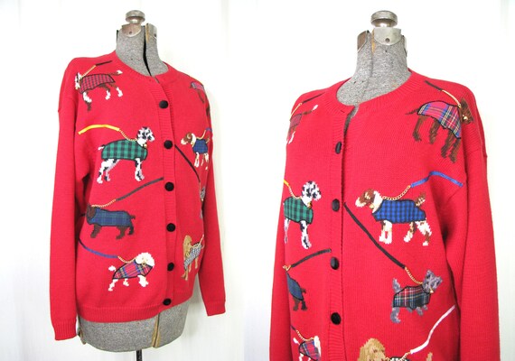 Vintage 1990s Sweater - Oversized Jumper Tacky Vin