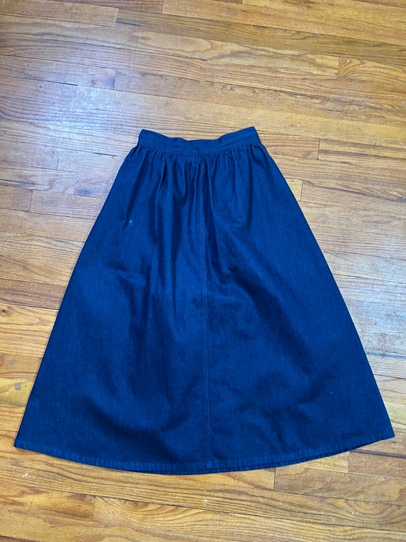 Denim 40s Style Skirt, Calvin Klein Cotton Skirt … - image 10