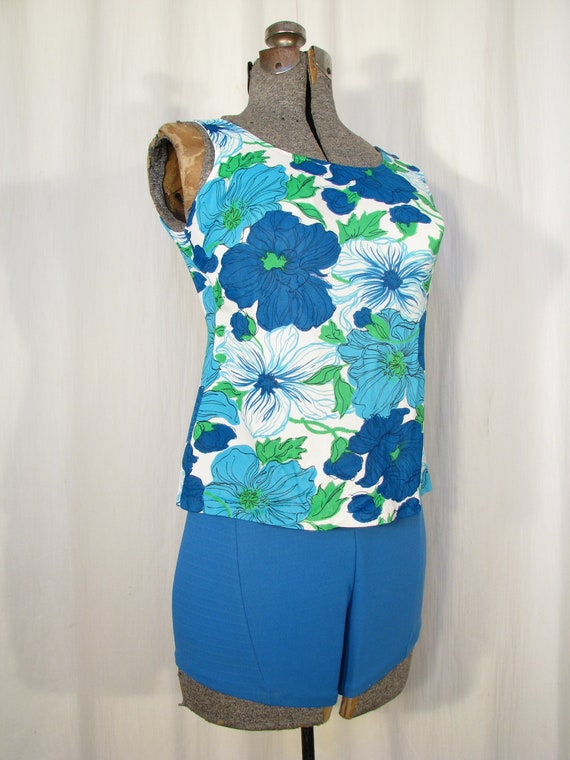 1960s Vintage Bathing Suit, 60s Two Piece Swimsui… - image 10