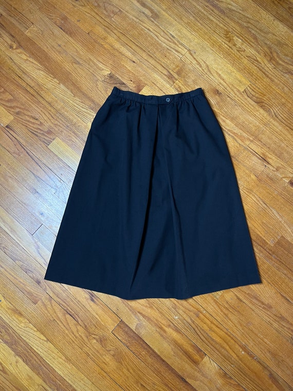 Vintage 40s 70s Skirt, 1940s style A Line Skirt w… - image 10