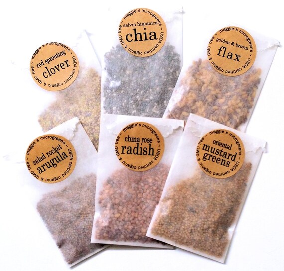 Refill Seed Packets Set Of 6 Diy Microgreens Indoor Garden Etsy Refill Seed Packets Set Of 6 Diy Microgreens Indoor Garden Etsy