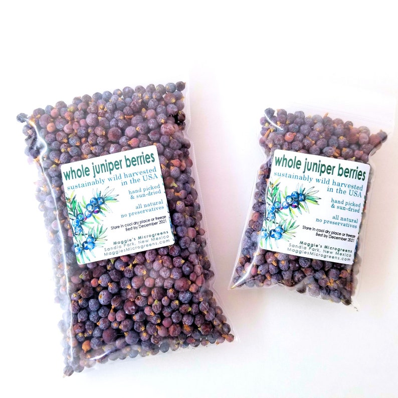 Whole Juniper Berries Sustainably Wild Harvested in the USA Etsy