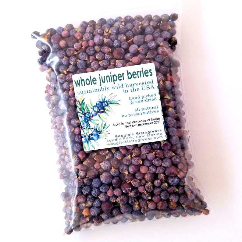 Whole Juniper Berries Sustainably Wild Harvested in the USA Etsy