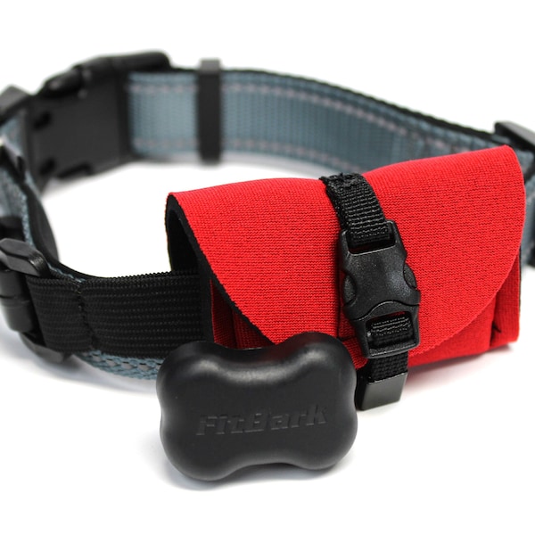 Fit Bark Tracker Storage Dog Collar Pouch / Dog Tracker Custom Pouch