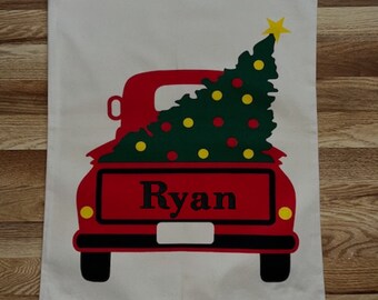 Personalized Santa Sack - Red Pick Up Santa Bag - Christmas Sack - Christmas Bag - Christmas Gift Bag - Christmas Bags - Custom Santa Sack