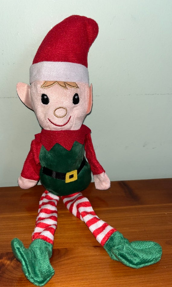 Christmas house hot sale plush elves
