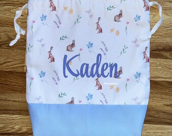 Personalized Easter Basket - Easter Bag - Gift Bag - Easter Gift Bag - Easter Sack - Custom Easter - Embroidered