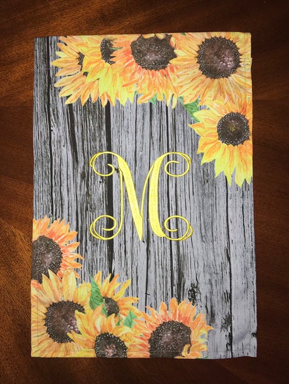 Garden Flag Summer Flag Sunflower Flag Personalized Flag Spring Flag