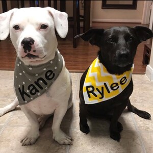 Personalized Dog Bandana - Dog Bandana - Custom Dog Bandana - Pet Bandana - Pet Neckwear - Dog Clothing - Dog Gift - Pet Accessories - Dog