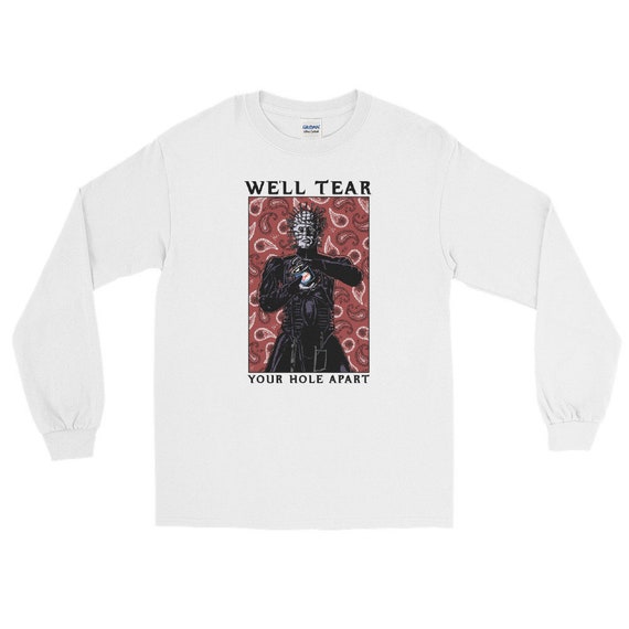 Poppered up Pinhead Hellraiser Long Sleeve T-shirt - Etsy