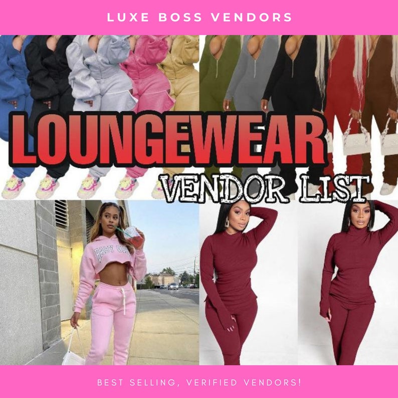 Loungewear Vendors List Wholesale Vendor List Comfortable | Etsy
