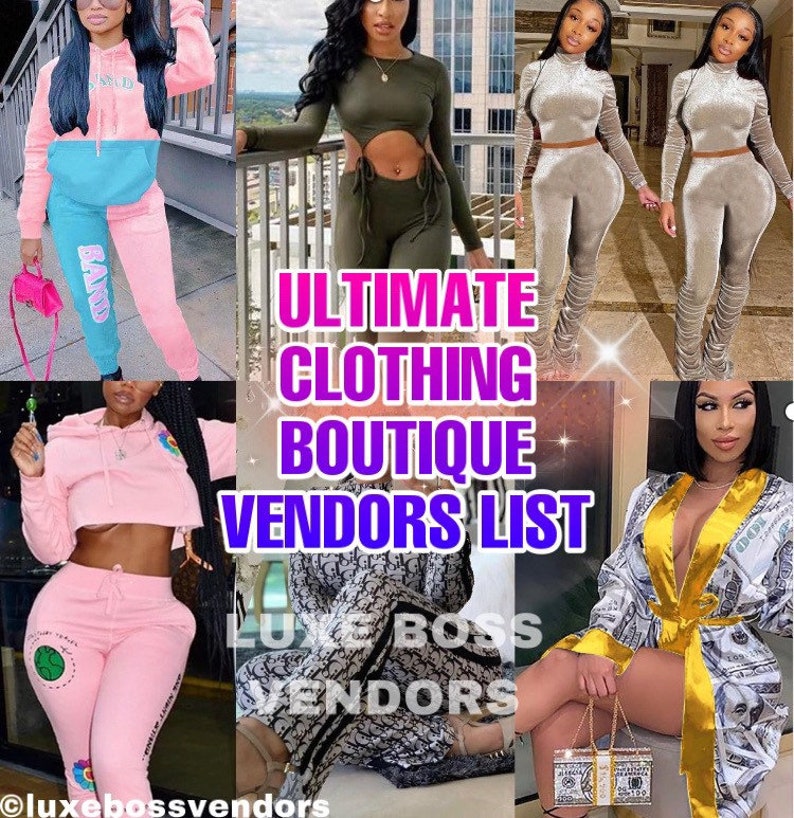 ULTIMATE Clothing / Boutique Wholesale Vendors List Etsy