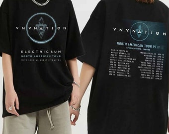 VNV Nation 2024 Tour T-Shirt/ Sweatshirt/ Hoodie, VNV Nation Band Fan Shirt, VNV Nation 2024 Concert Shirt, Vnv Nation 2024 Tour Tee