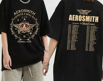 Aerosmith 2024-2025 North American Farewell Tour T-Shirt/ Sweatshirt/ Hoodie, Aerosmith Band Fan Shirt, Aerosmith 2024 Farewell Tour Shirt