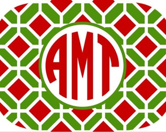 Personalized Melamine Platter - Christmas tray