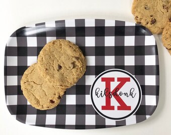 Personalized Melamine Platter - Christmas tray