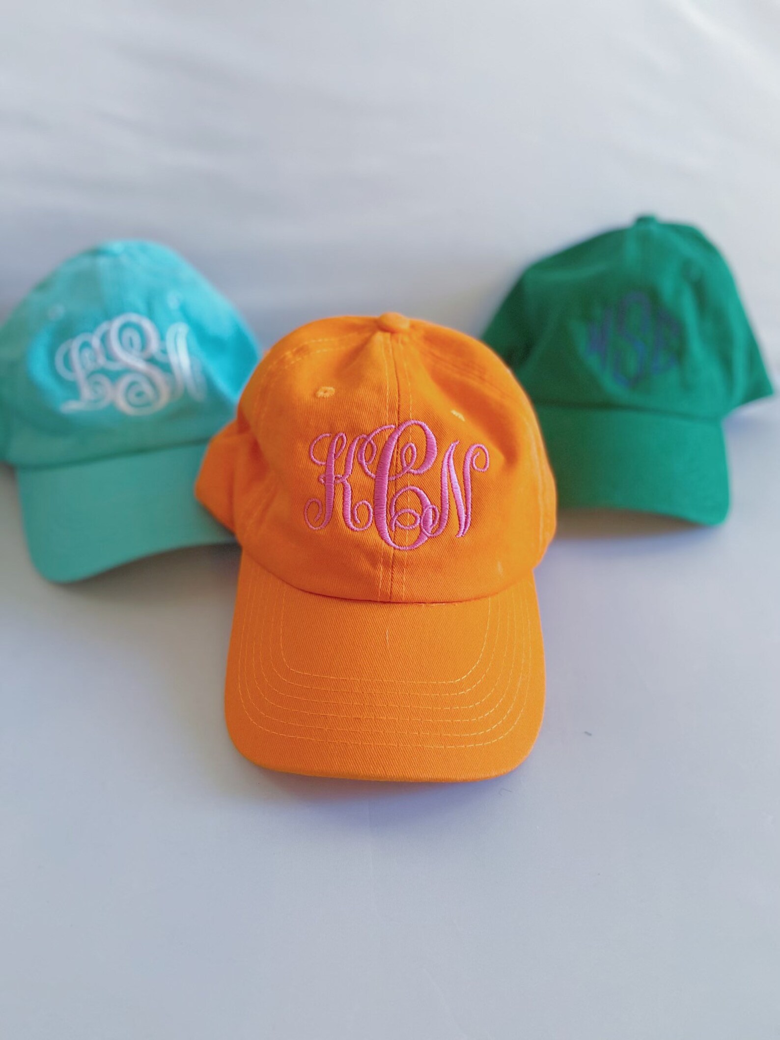 Embroidered Hat Custom Monogram Personalized Baseball Cap Etsy