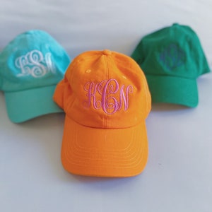 Embroidered Hat, Custom Monogram Personalized Baseball Cap, Ladies ...