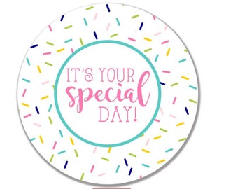 personalized Melamine Plate - custom melamine dish special day birthday plate