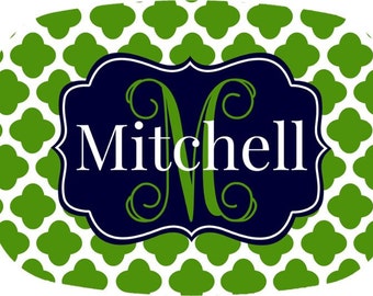 Personalized Melamine Platter - Custom Personalized Tray holiday Monogram