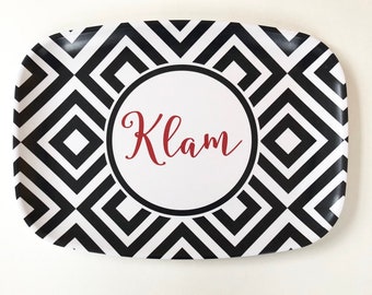 Personalized Melamine Platter - Christmas tray
