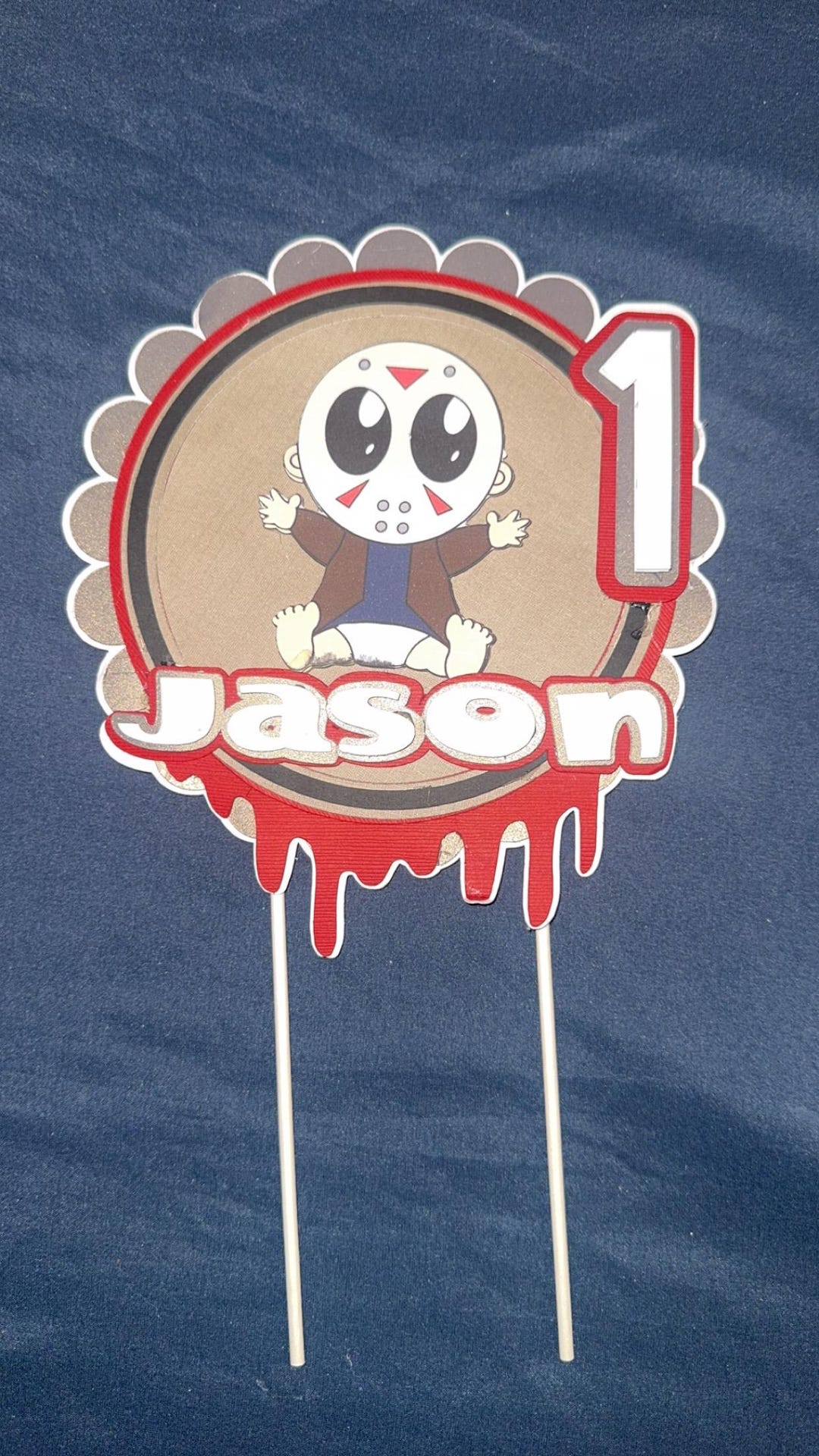 Jason Topper Jason Cake Topper - Etsy
