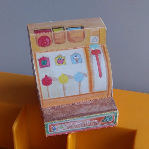 Fisher Price Cash Register Paper Model Printable