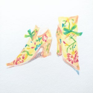 18th Century Silk Shoes