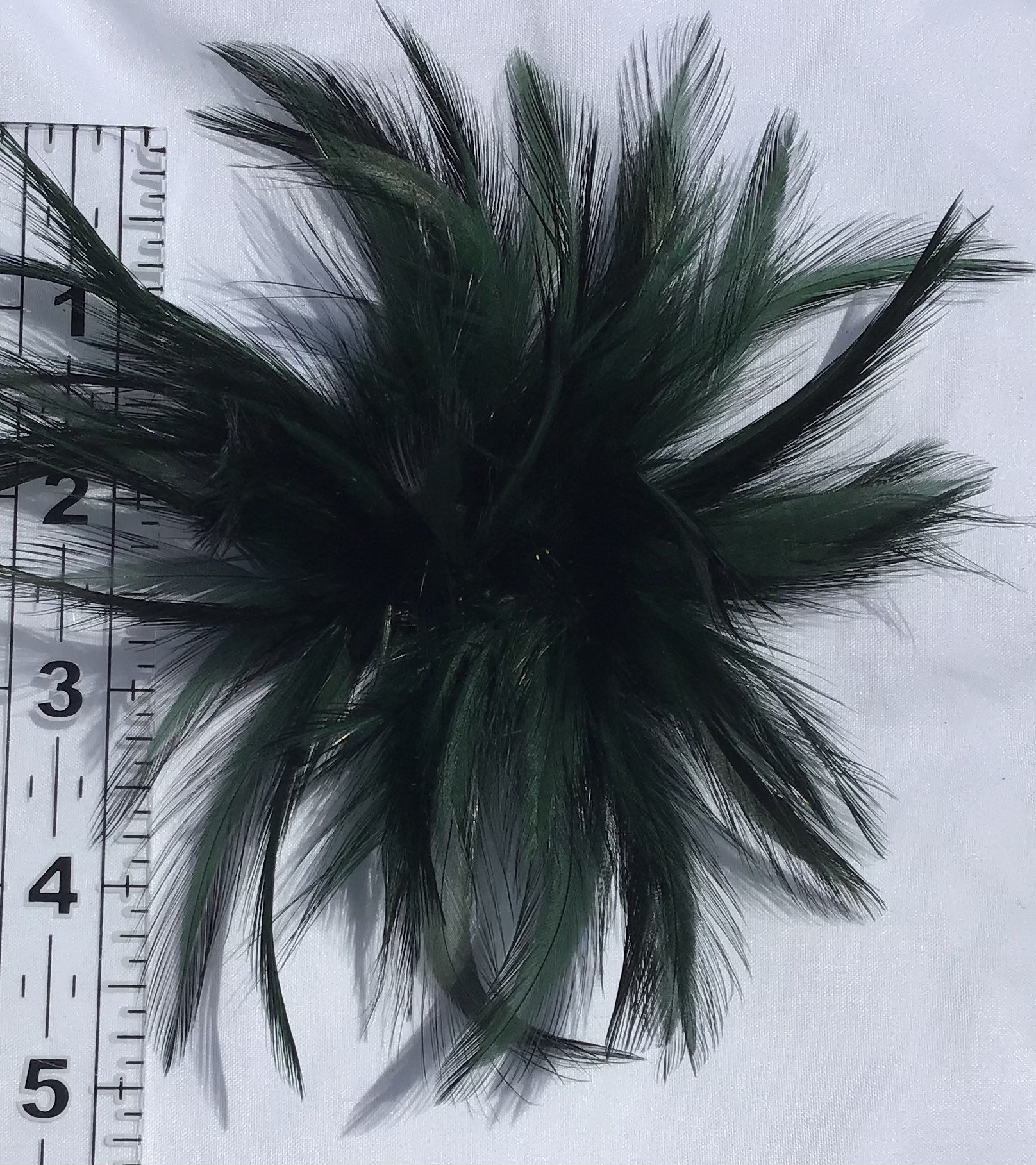 Buy Dark Forest Emerald Green Olive Feather Fascinator Hair 
