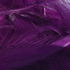 Barrette bibi mauve avec ou sans plumes noires, fabriquée à la main aux États-Unis image 4