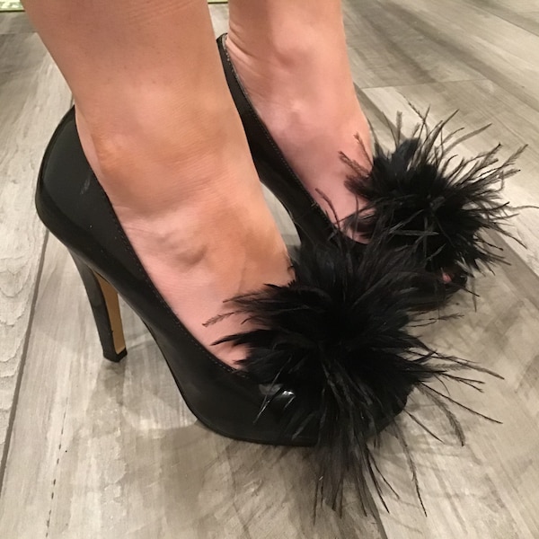Feather Shoe Clips Etsy