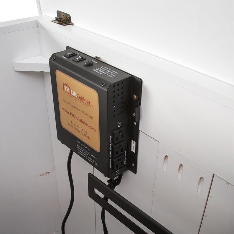 Harbor White TV Lift Finished and Framed on All 4 Etsy