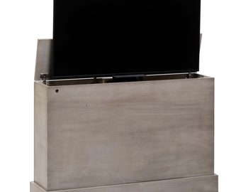 Petite TV Lift Cabinet in Farmhouse