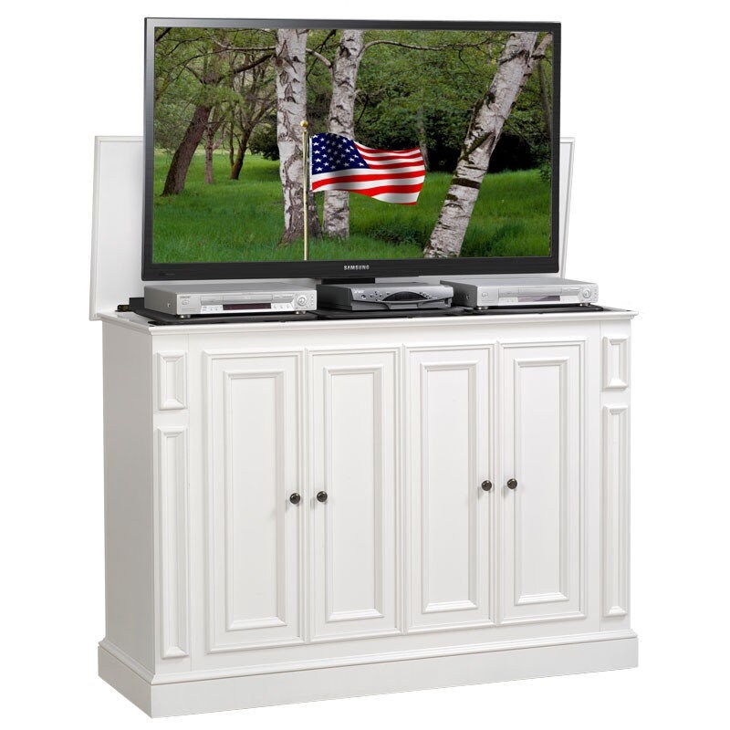 Entertainment center on sale with tv lift