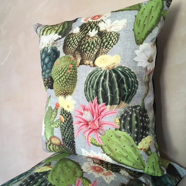 48 HOUR SALE  1 pair (2) Cactus cushion covers