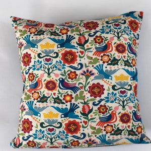 Mexican Folk cushion cover with doves