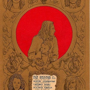 Big Brother and the Holding Company Mt Rushmore Canned Heat Mother Earth FD072-PC Family Dog Avalon Ballroom concert postcard