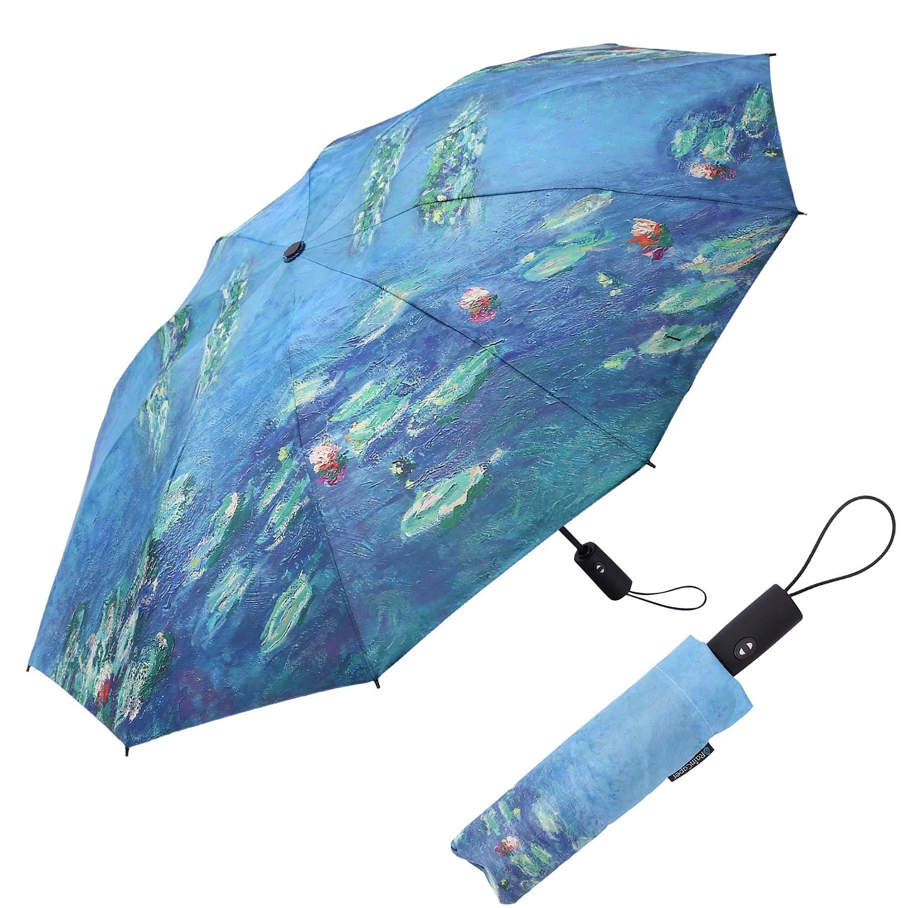 Oversized Beach Towel 40x63 - Microfiber, Quick-Dry, Monet Water Lilies