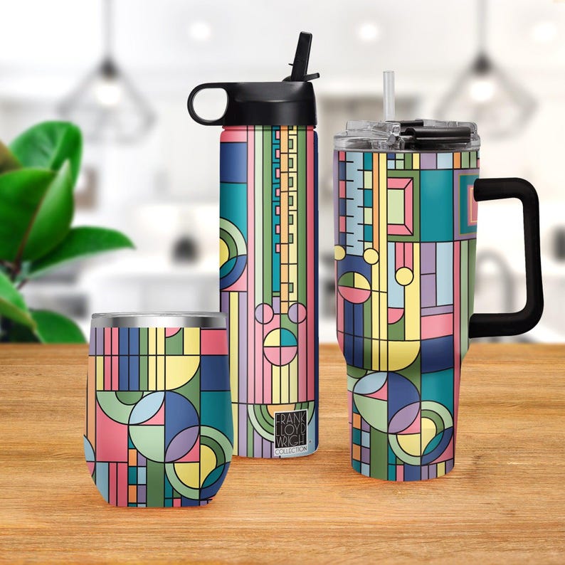 Frank Lloyd Wright Saguaro Forms Water Bottle