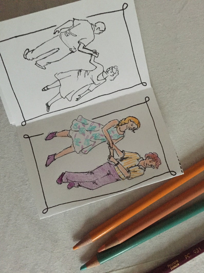 Tiny Coloring Book of Contra Dancers image 3