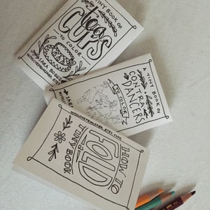 Tiny Coloring Book of Contra Dancers image 5
