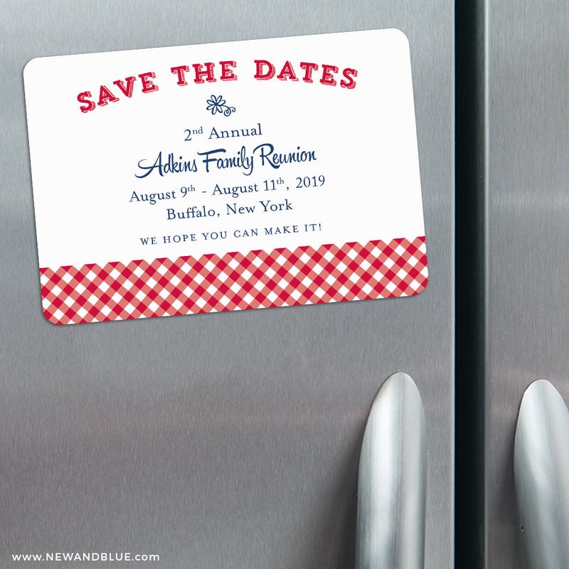 Reunion Save Date Etsy