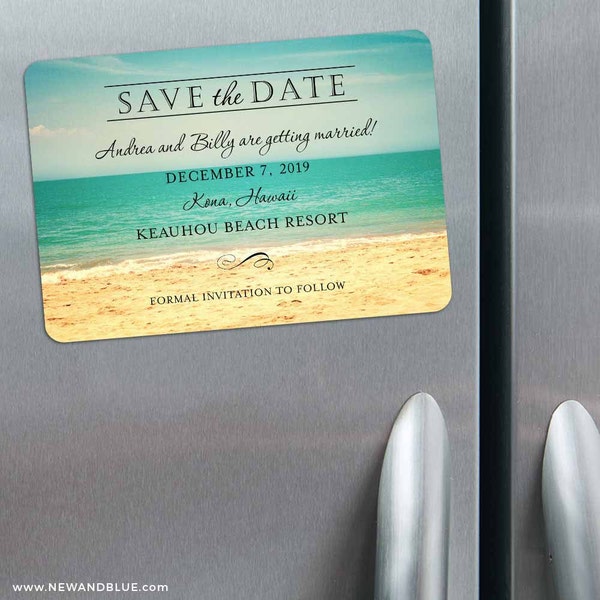 Kona - Magnet - Save the Date + Envelopes