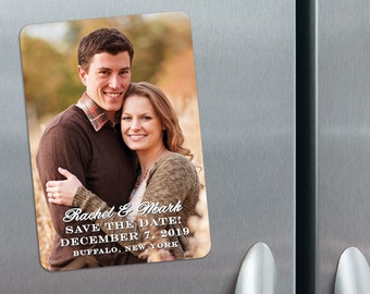 Rachel - Photo Save the Date Magnets + Envelopes